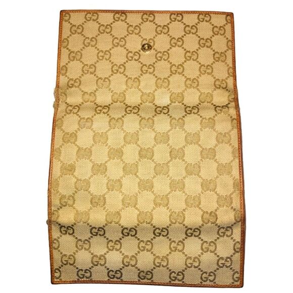 GUCCI GG Canvas Trifold Long Wallet - Picture 3 of 16